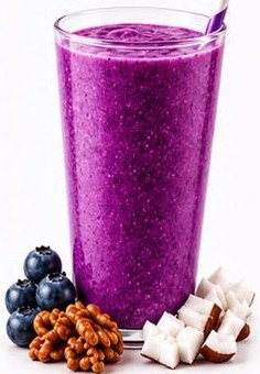 Fruit & Nuts Smoothie made with Pumjil Yogurt Smoothie Mix