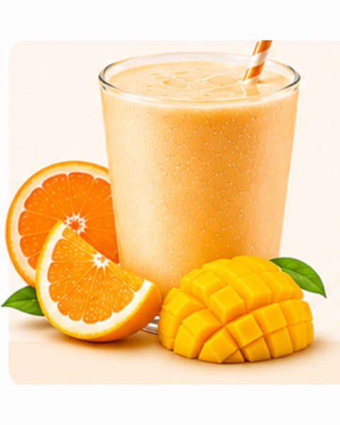 Orange Creamsicle Smoothie made with Pumjil Yogurt Smoothie Mix