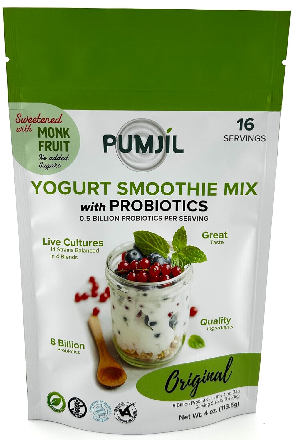 Pumjil Original Yogurt Smoothie Mix, no added sugar