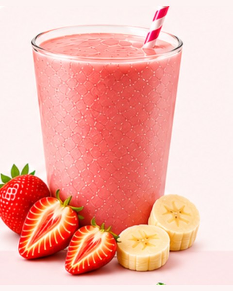 Strawberry Creamsicle Smoothie made with Pumjil Yogurt Smoothie Mix