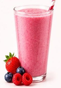 Fruit & Protein Smoothie made with Pumjil Yogurt Smoothie Mix