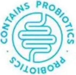 Contains probiotics