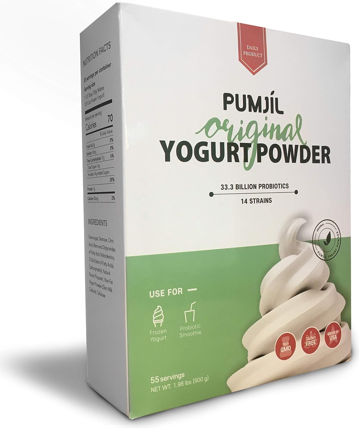 Pumjil probiotic frozen yogurt mix, Original